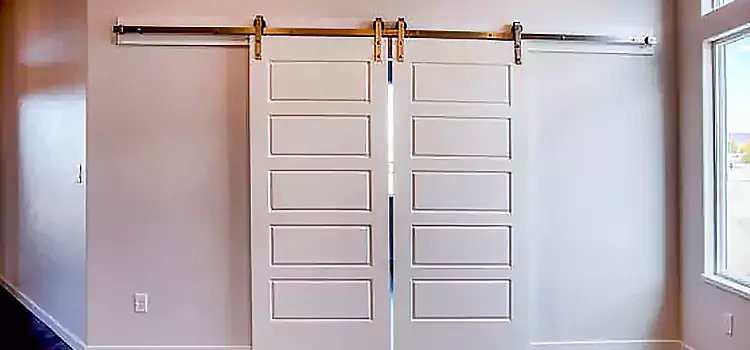 Glass Barn Door with Installation Hardware Kit Lumberton